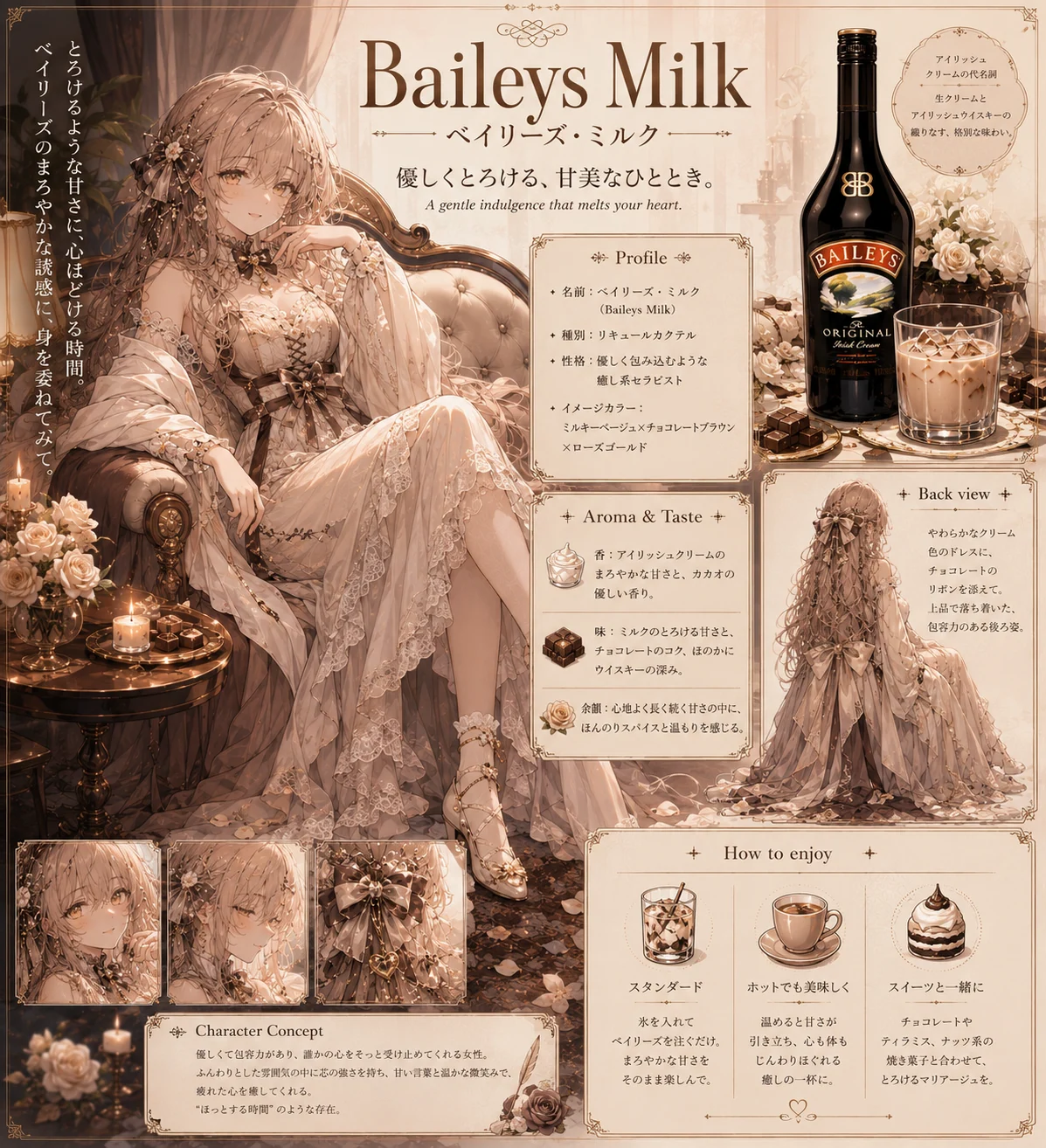 Cocktail Girl's Collection - Baileys Milk