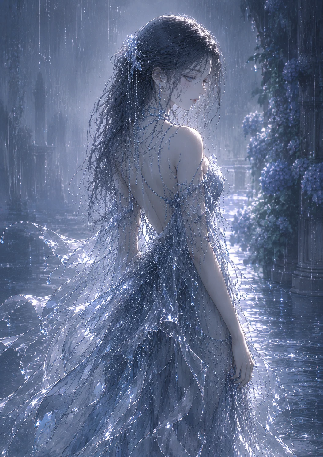 雨を纏う