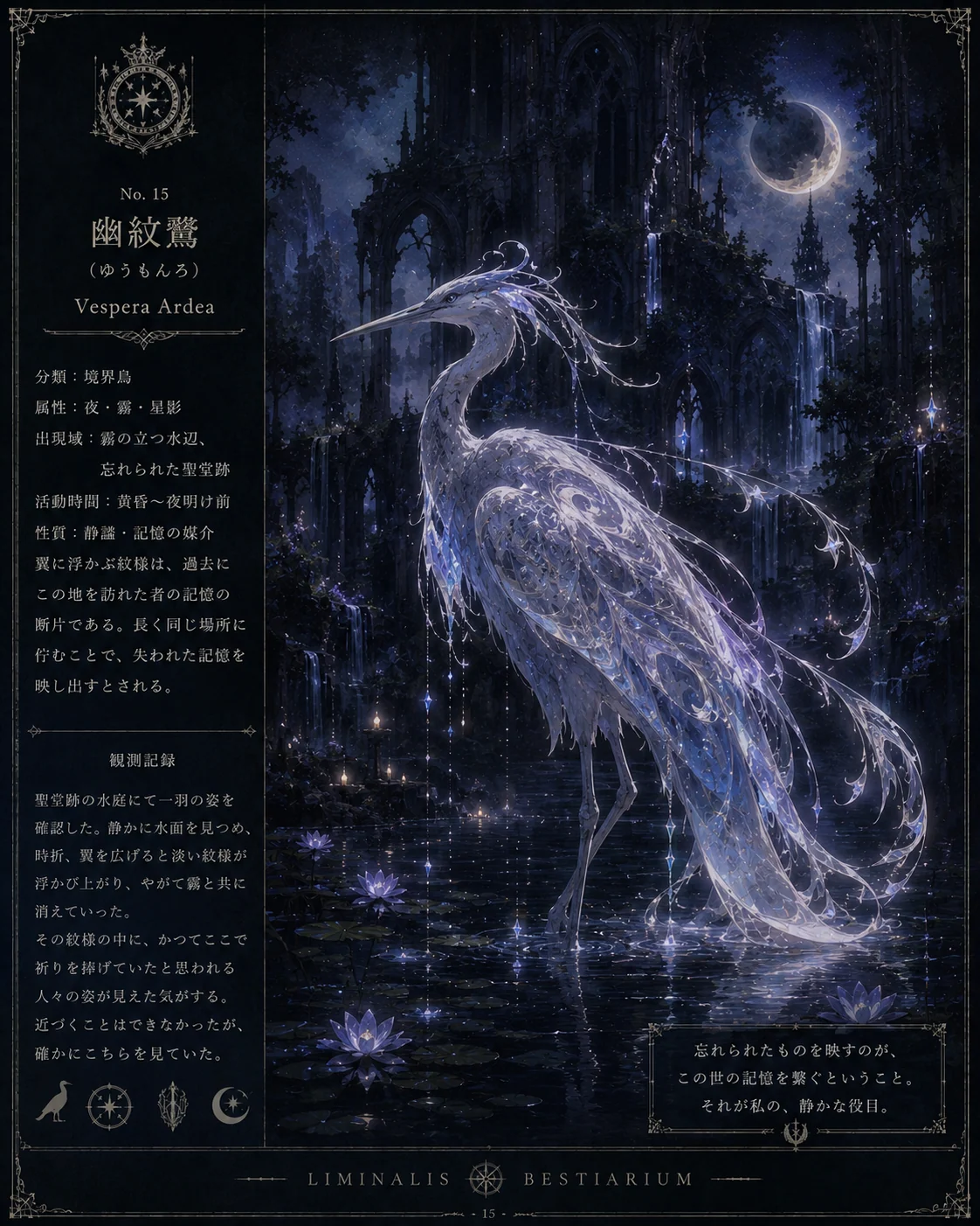 幽紋鷺