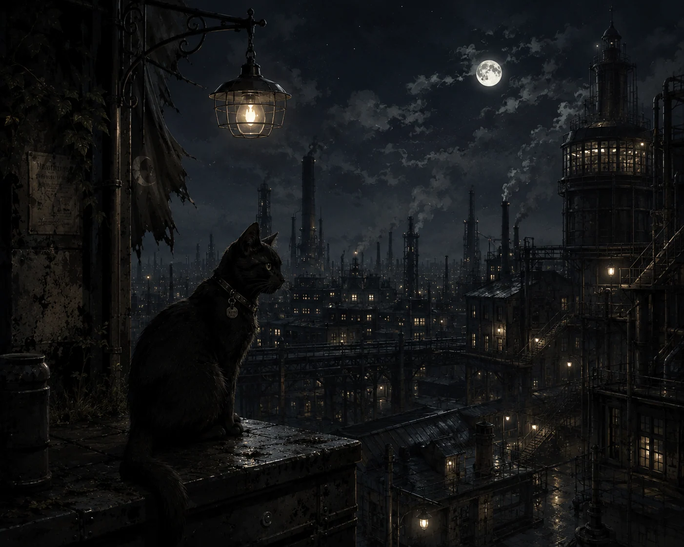 黒猫の住む街
