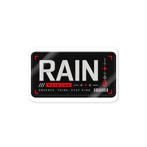 RAIN 刺繍パッチ(ステッカー)の商品プレビュー