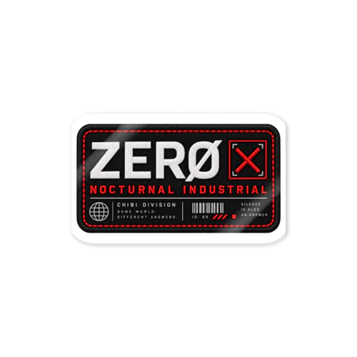ZERØ 刺繍パッチ(ステッカー)の商品プレビュー